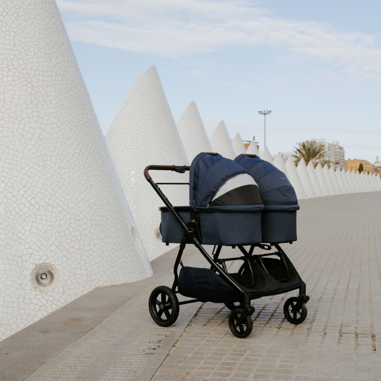 Gondola M.Twin X Blueberry – Komfort i Ochrona dla Noworodka